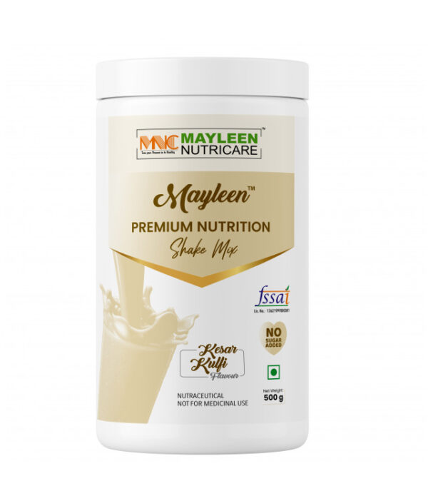 MAYLEEN PREMIUM NUTRITION SHAKE MIX KESAR KULFI FLAVOUR 500g