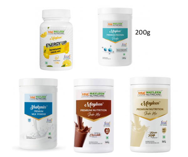 Digestion Support Combo – Protein, Chocolate Shake, Milk Powder, Energy Lemon & Healthy Kulfi