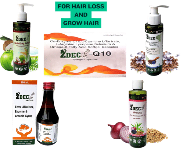 ZDeclife Hair Regrowth Kit – Complete Hair Fall and Growth Solution